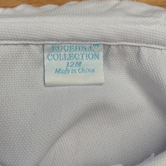 Edgehill Collection. Size 12M. White and beige boy outfit - Picture 3 of 5